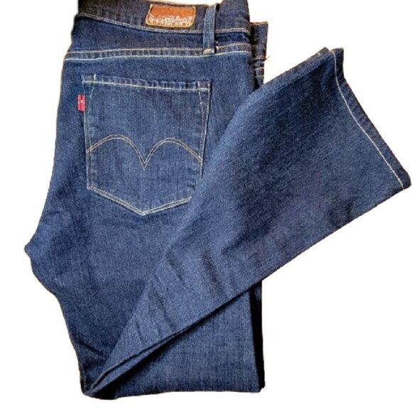 Levi's Denim - Levi’s Capital E Skimmer Low Skinny Jeans size 32 dark wash